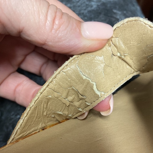 Vaneli Women’s Cork Slide Sandal Size 9N Tan Slip-on with Gold Hardware Casual - Picture 10 of 10